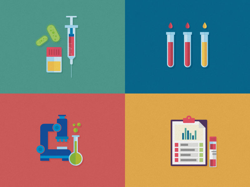 Lab Illustrations by Antonia Goga on Dribbble