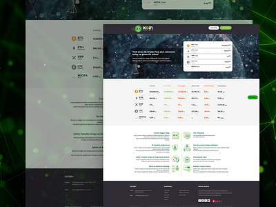 KOIN HESABIM blockchain clean coin fullwidth koin koin hesabim responsive web webdesign white