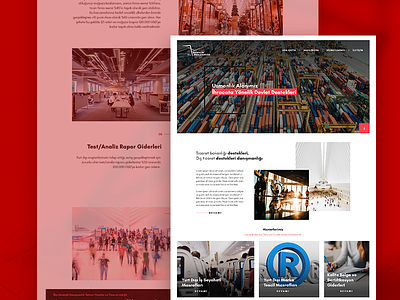 Stratejik D. black clean design fullwidth onepage red responsive web webdesign white