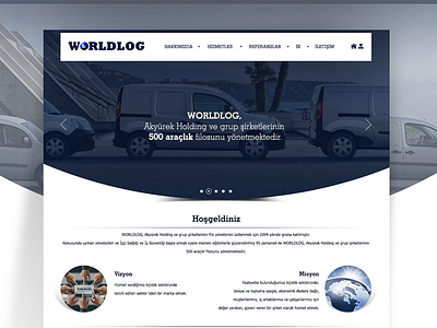 Wordlog blue responsive webdesign wordlog
