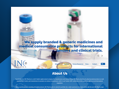 Incpharma blue clean eczane ilac incpharma medicine pharmacy responsive web white