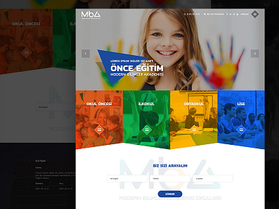 MBA Schools clean fullwidth okul okullar responsive school schools web webdesign white