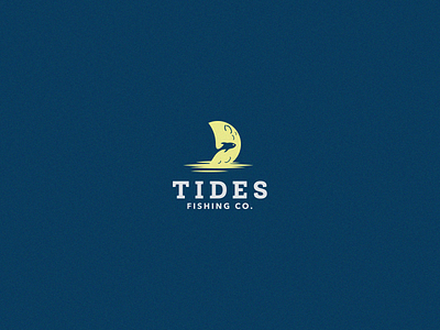 Tides Fishing Logo - USA