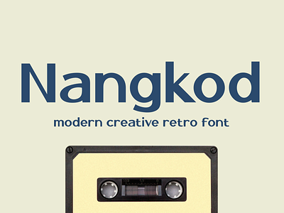 Nangkod - Sans Serif Font