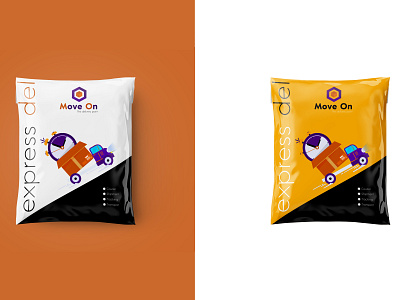 Parcel bag design awesome design bag design branding design famous design illustration logo mockup product designs tracking