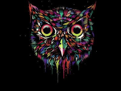 Owl illustration vector