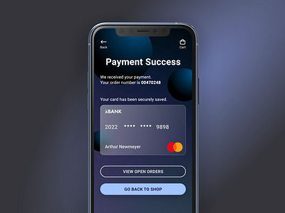 Payment Success Screen