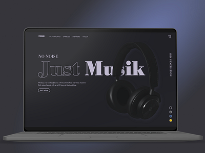 Headphones Landingpage