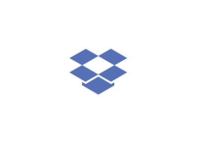 Dropbox equal angled sign.