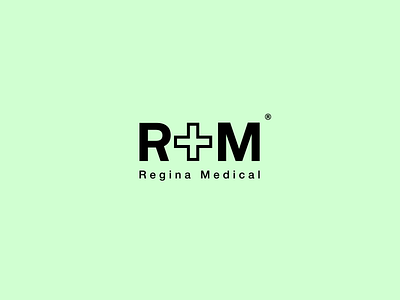 Regina Medical cosmetology cross logo medical simple