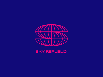 Sky Republic Airships aero flight identity logo logotype sign sky ufa