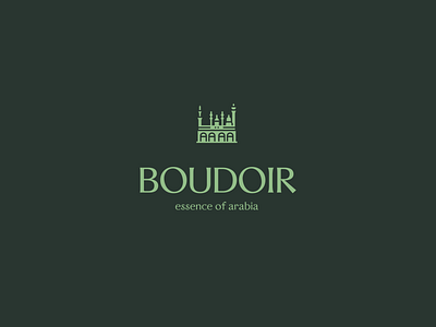 BOUDOIR arabic fragrances identity logo logotype sign