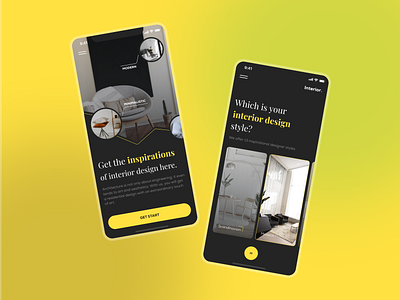 Interior design app app clean clean design clean ui dark dark interior dark theme design interface interior interior design interior design app minimalistic mirxvali modern ui ui design ux