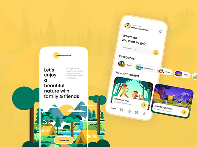 Travel App app design clean clean design clean ui design illustration inspiration interface mikheil mikheil design mirxvali travel travel app travel app concept travel app inspiration ui ux