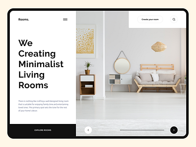 Practice #2 - Minimalist Living Rooms Home page