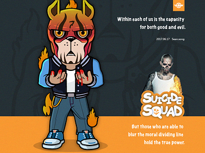 El Diablo baddogs chatosantana illustration suicide squad