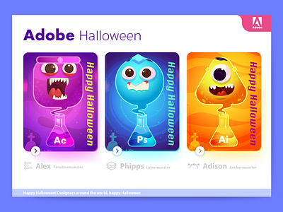 Adobe Halloween halloween monster software