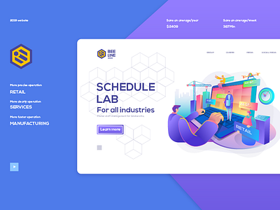 beeline schedule lab scheduling ui web 商标 插图 页