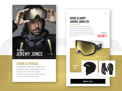 POC Shop by Athlete athlete ecommerce glasses gold helmet lifestyle list mobile poc purchase shop store