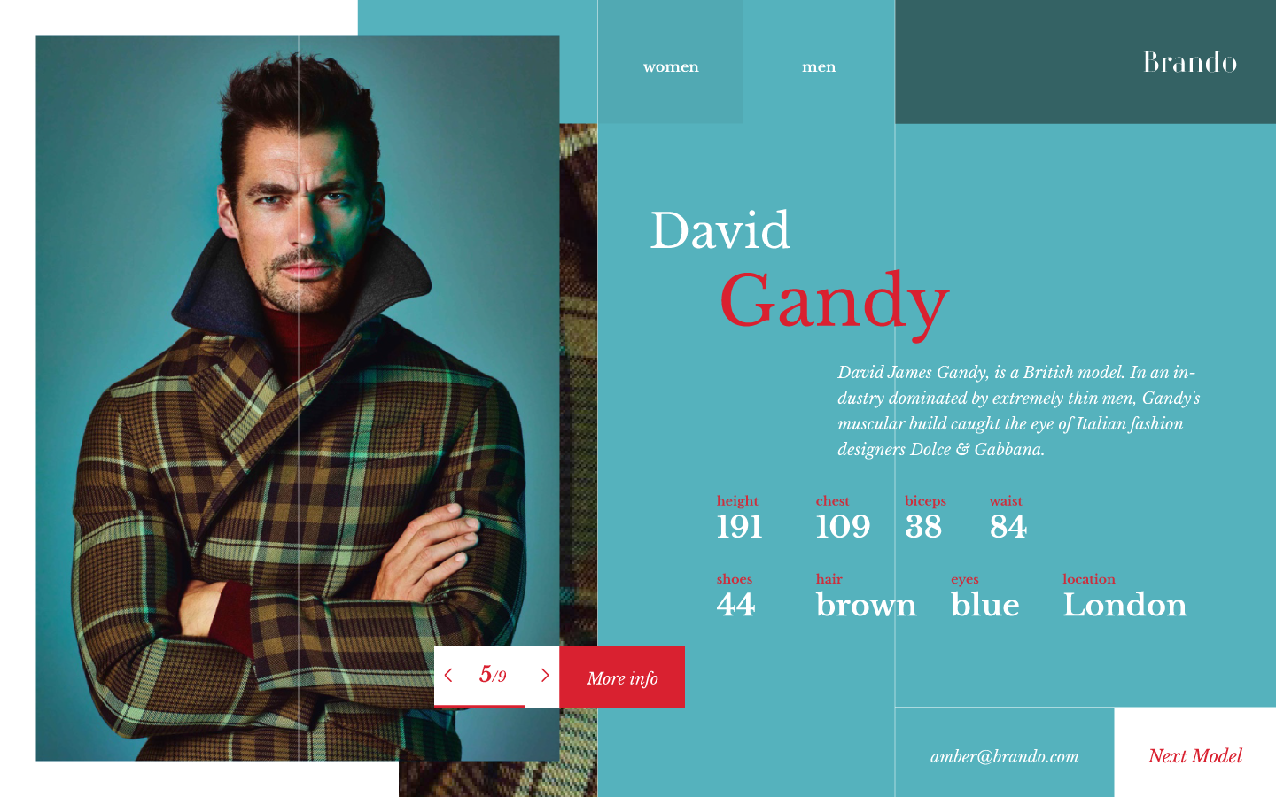 Dribbble - models_agency_2.png by Raluca Ionescu