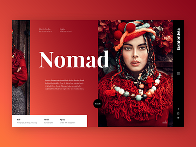 Fashionista /// Day 13 beauty design fashion floral layout nomad photography ui vibrant web website