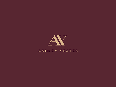 Ashley Yeates Interior designer logo a ay brand branding clean combined design hunap hunapstudio illustration kapor letter letters logo luxury mogoram red symbol y