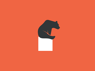 Bear animal bear cube grisly lonely square