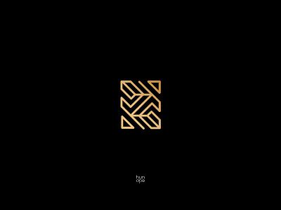 Z MONOGRAM black elit gold letterm line logo luxury monogram symbol z