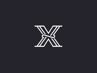 X logo black clean design emblem hunap hunapstudio kapor logo minimal pro professional studio