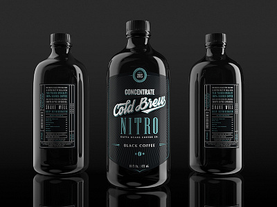 NITRO - Cold Brew package design