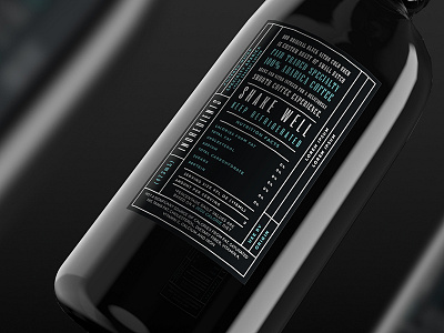 NITRO - Cold Brew package design black bottle coffee coldbrew design hunap hunapstudio k.apor kapor label package