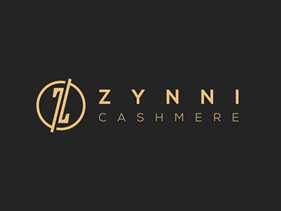 Zynni cashmere cashmere design emblem gold hunap hunapstudio letter logo luxury z