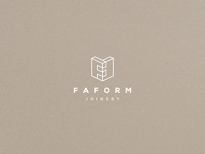 FAFORM JOINERY brand carpenter carpentry design faform hunap hunapstudio identity joinery logo stationery wood