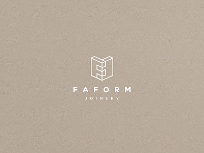 FAFORM JOINERY brand carpenter carpentry design faform hunap hunapstudio identity joinery logo stationery wood