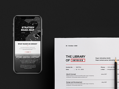 The Library Of brand clean design graphic hunap hunapstudio identity kapor logo minimal professional studio