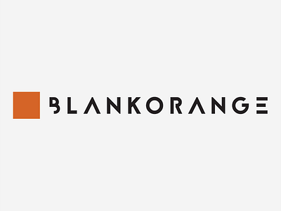 Blankorange Branding branding logo simple