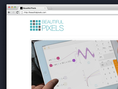 Beautiful Pixels Redesign blog design ios mac