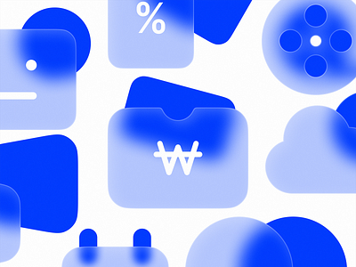 Glassmorphism icons blue figma glassmorphism graphic design icons