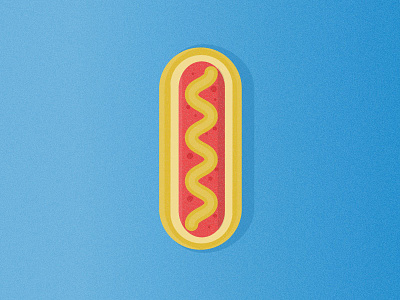 Hot Dog food fourth of july hot dog illustration vector