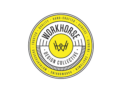 Workhorse Badge badge dc stickers washington workhorse