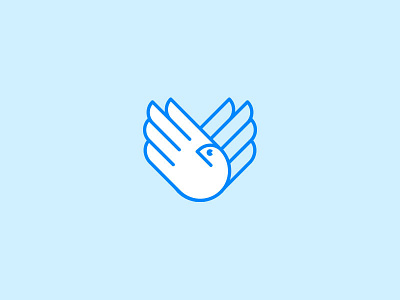 Peace dove hands logos peace