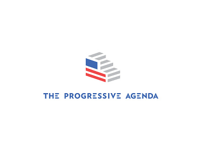 The Progressive Agenda america branding logo progressive