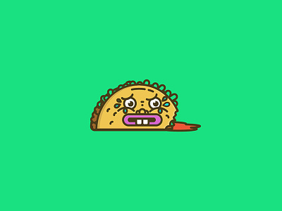 Dumb Taco dead taco illustration killer taco taco vector