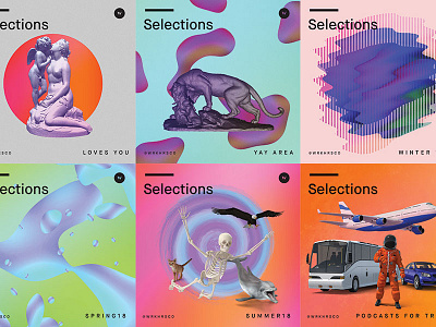 Selections Covers collage design