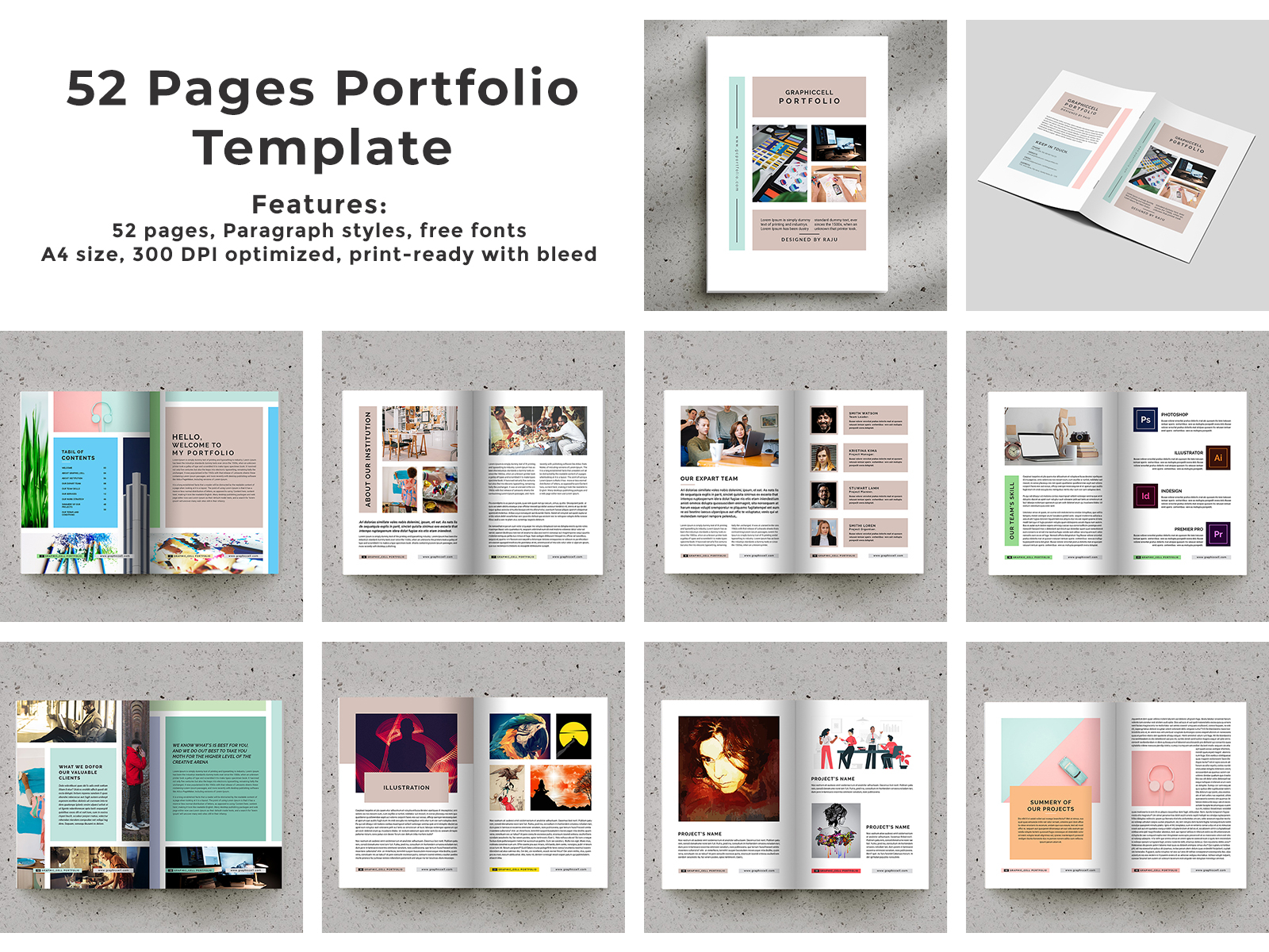 52 Pages Portfolio Megazine by Md. Belal Hossain on Dribbble