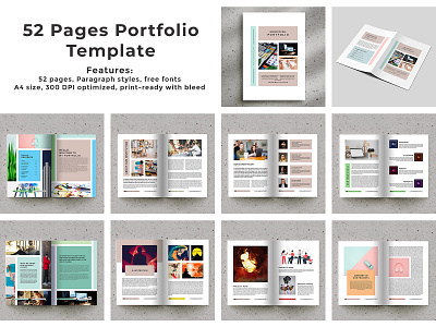 52 Pages Portfolio Megazine