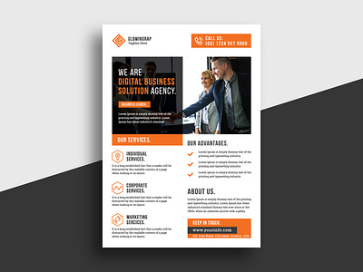 Corporate Flyer branding corporate flyer creative flyer design flyer flyer design icon professional typography ui