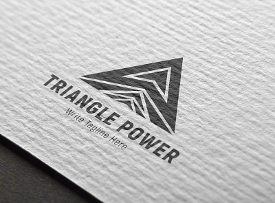 Logo Design brand identity branding logo logo design logo design branding logo designer power logo printing prints triangle logo