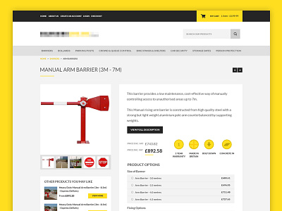 Ecommerce Product Page Design design ecommerce page product web design website website design