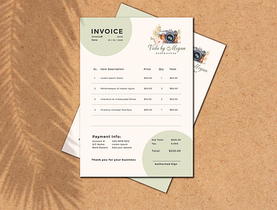 Invoice - Day 7 branding design graphic design illustration logo typography